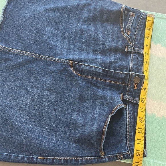 Universal Threads Raw Hem‎ Blue Denim Mini Skirt - Picture 6 of 7